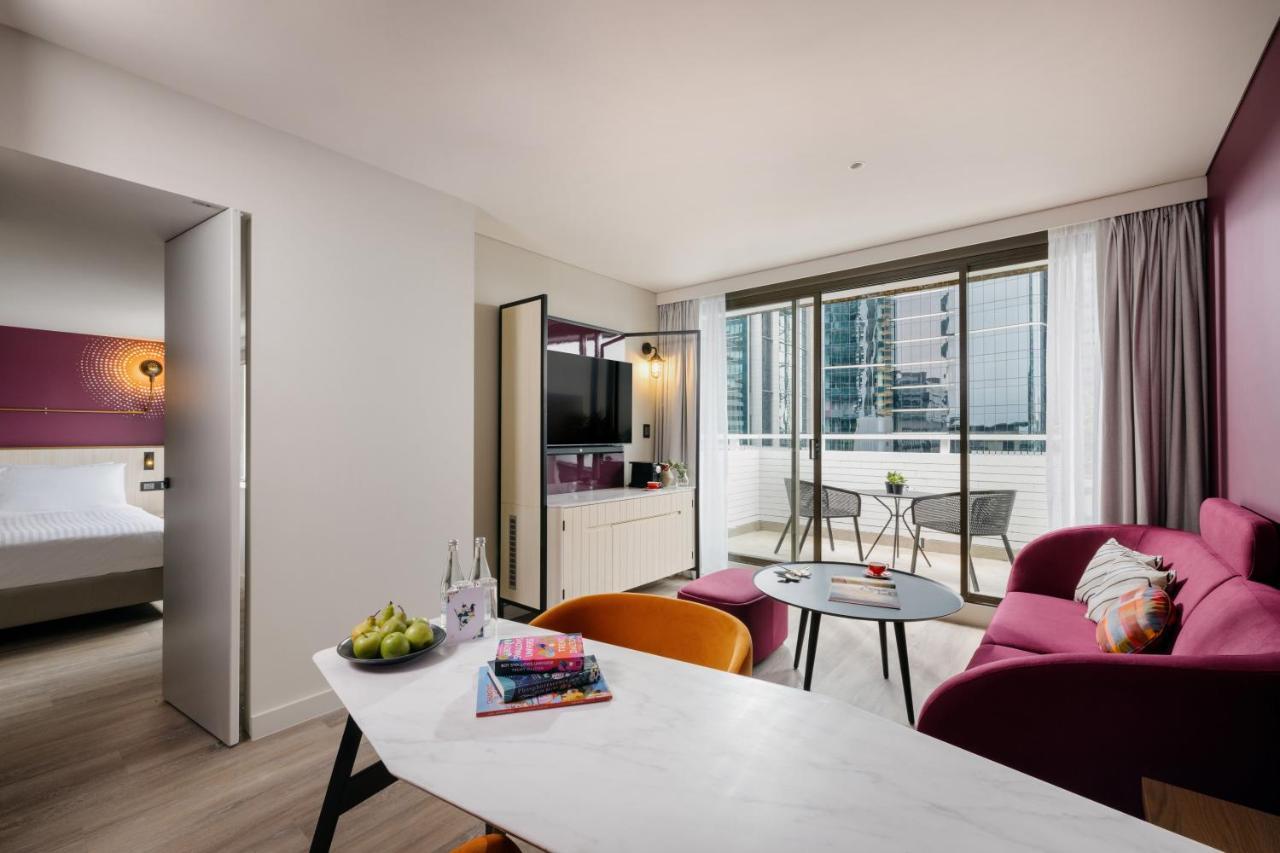 One-Bedroom Suite with Balcony and City VIew