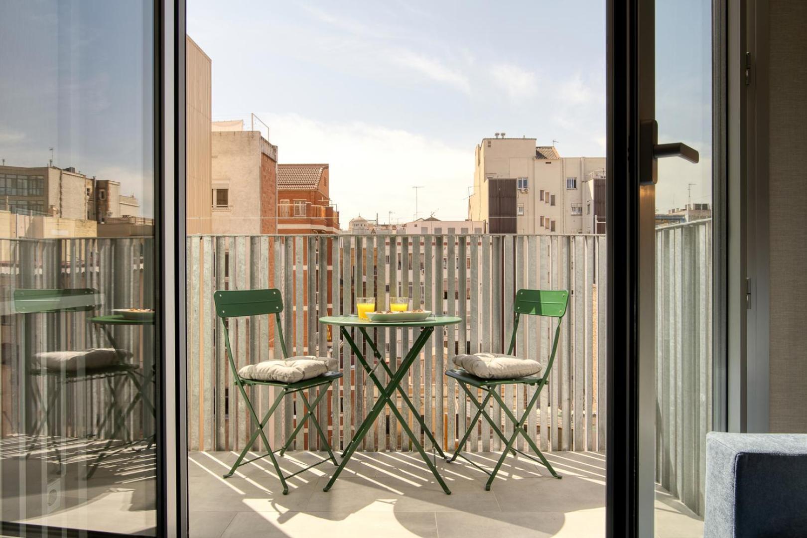 Studio with Balcony