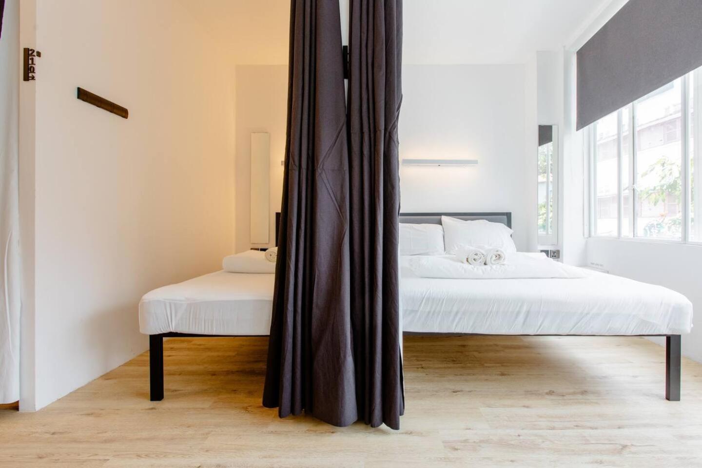 Double Bed in Dorm with shared Bath