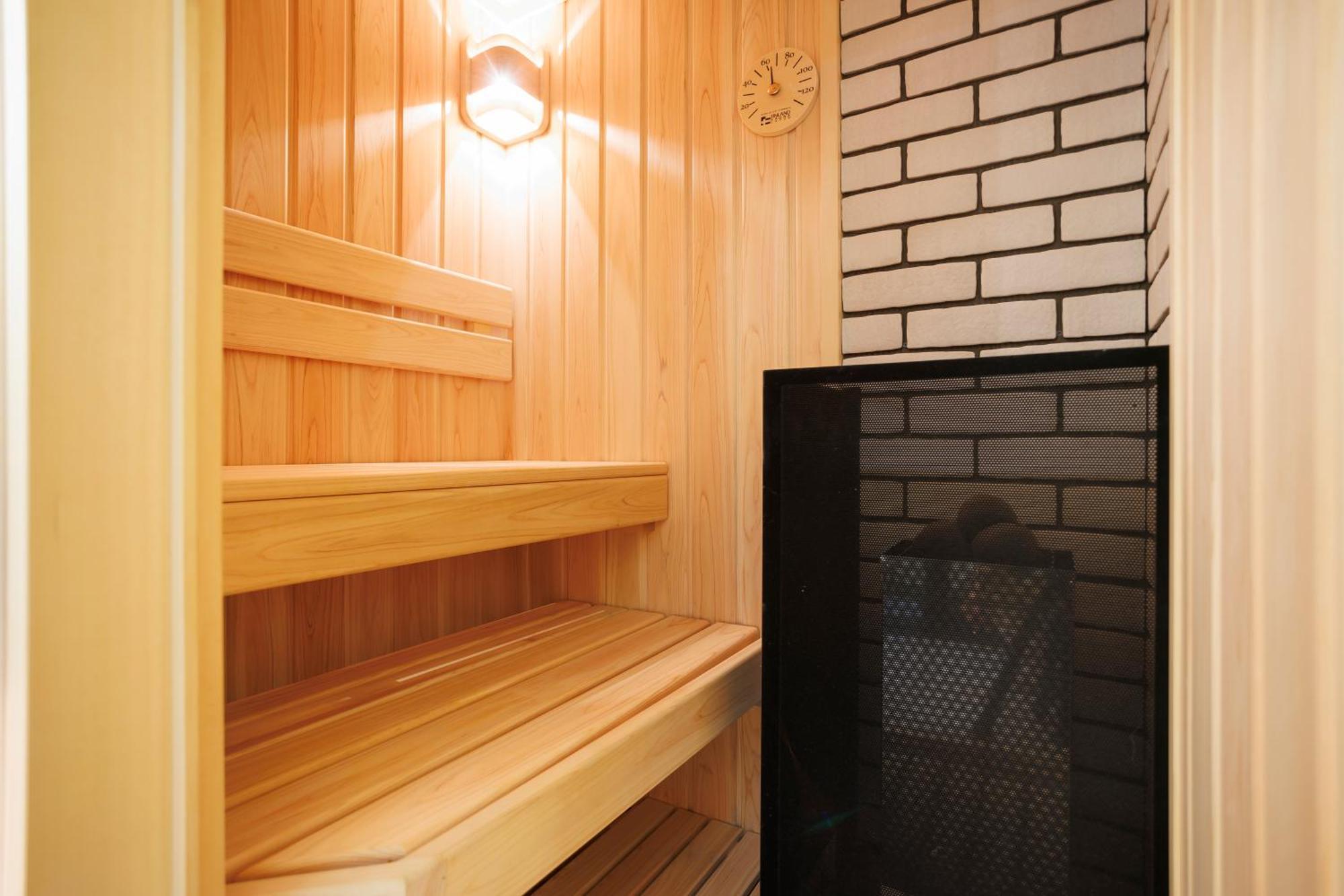 Family Room with Sauna