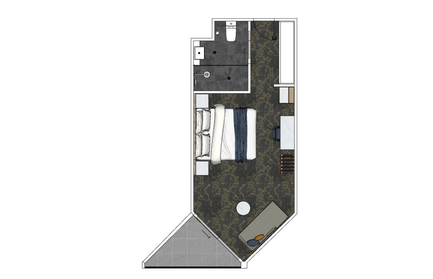 Superior King Room High Floor with Balcony