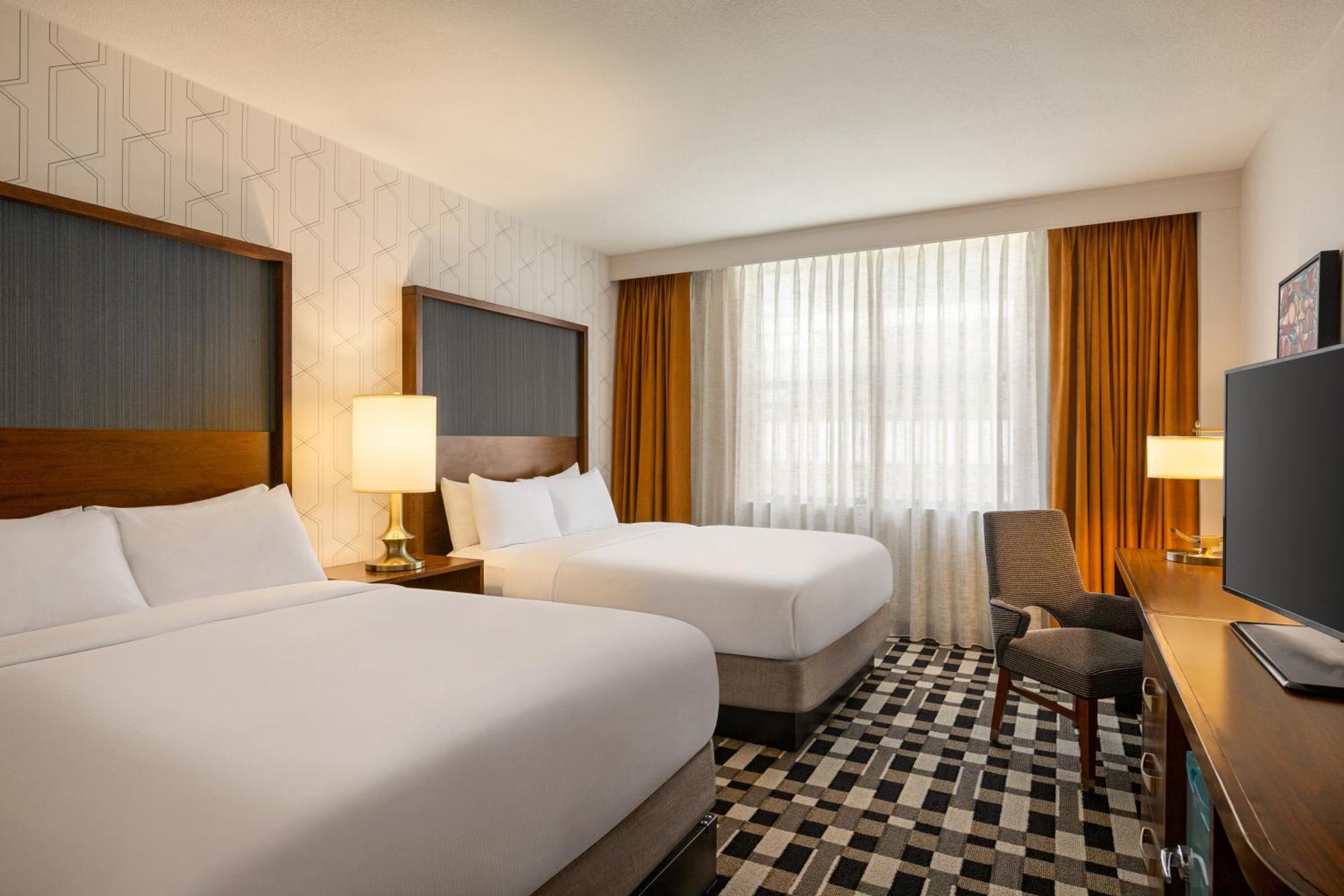 Double Room with Two Double Beds - Hearing Access