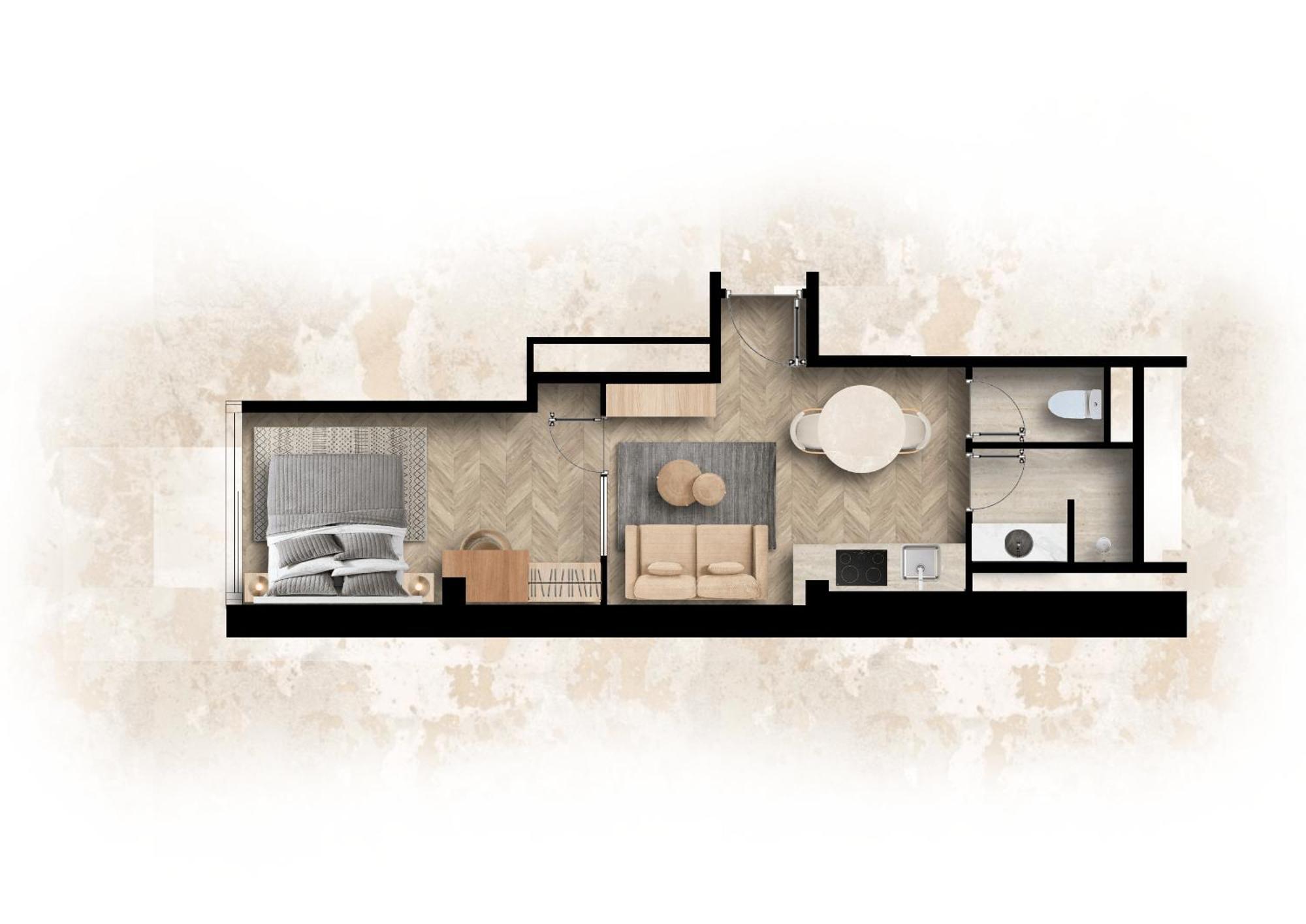 Apartment with City View