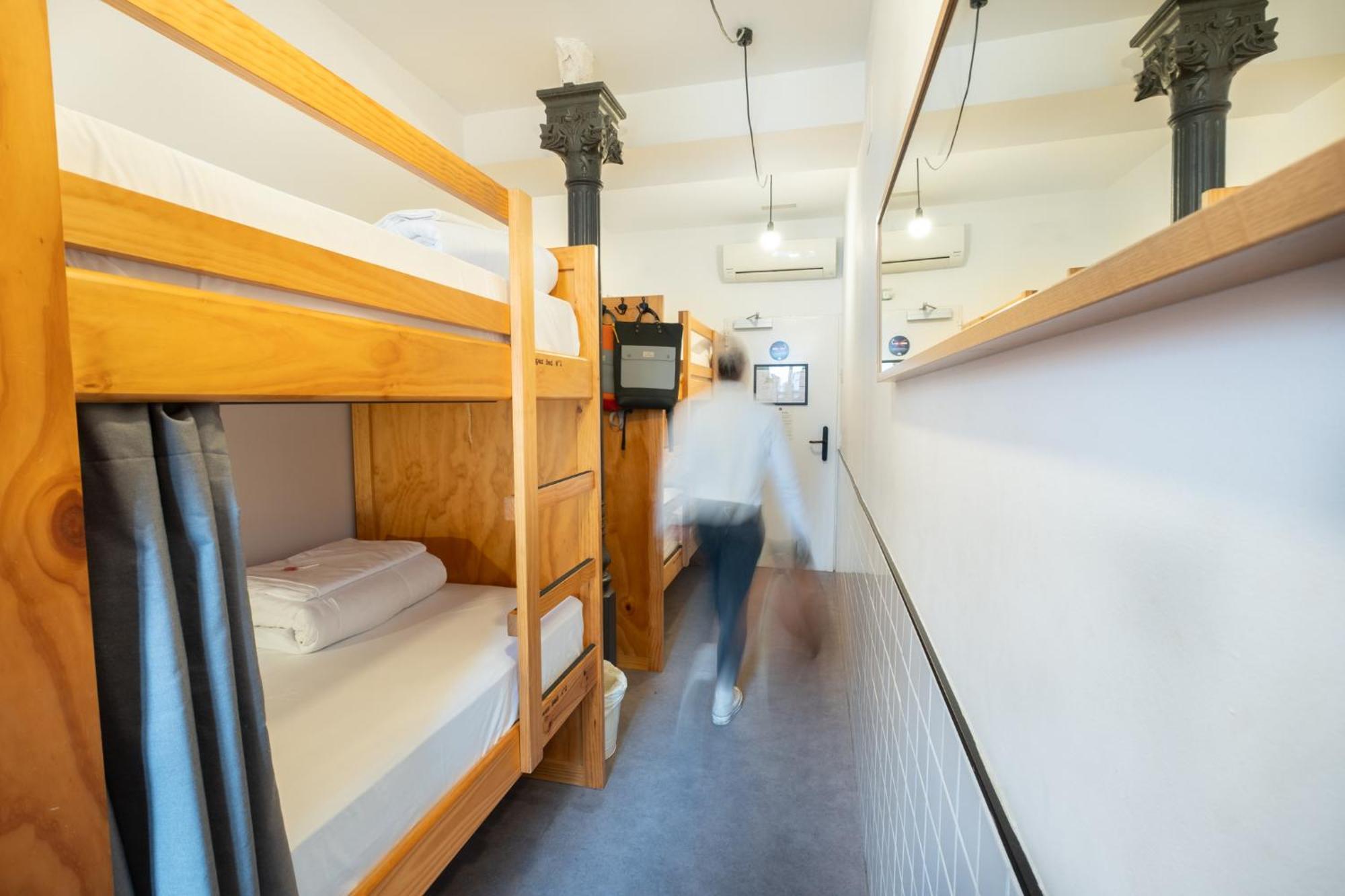 Single Bed in 4-Bed Mixed Dormitory Room with Shared Bathroom