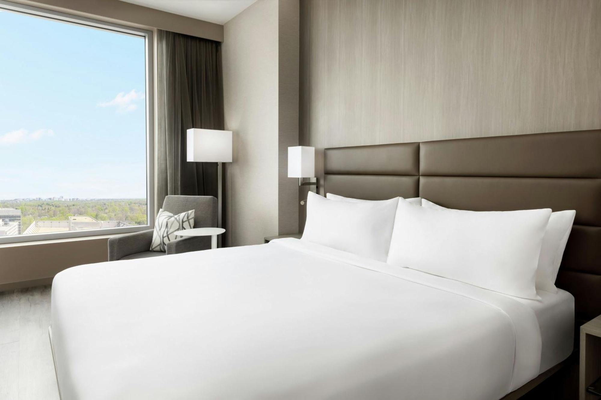 King Room with City View and Roll-In Shower - Mobility Accessible