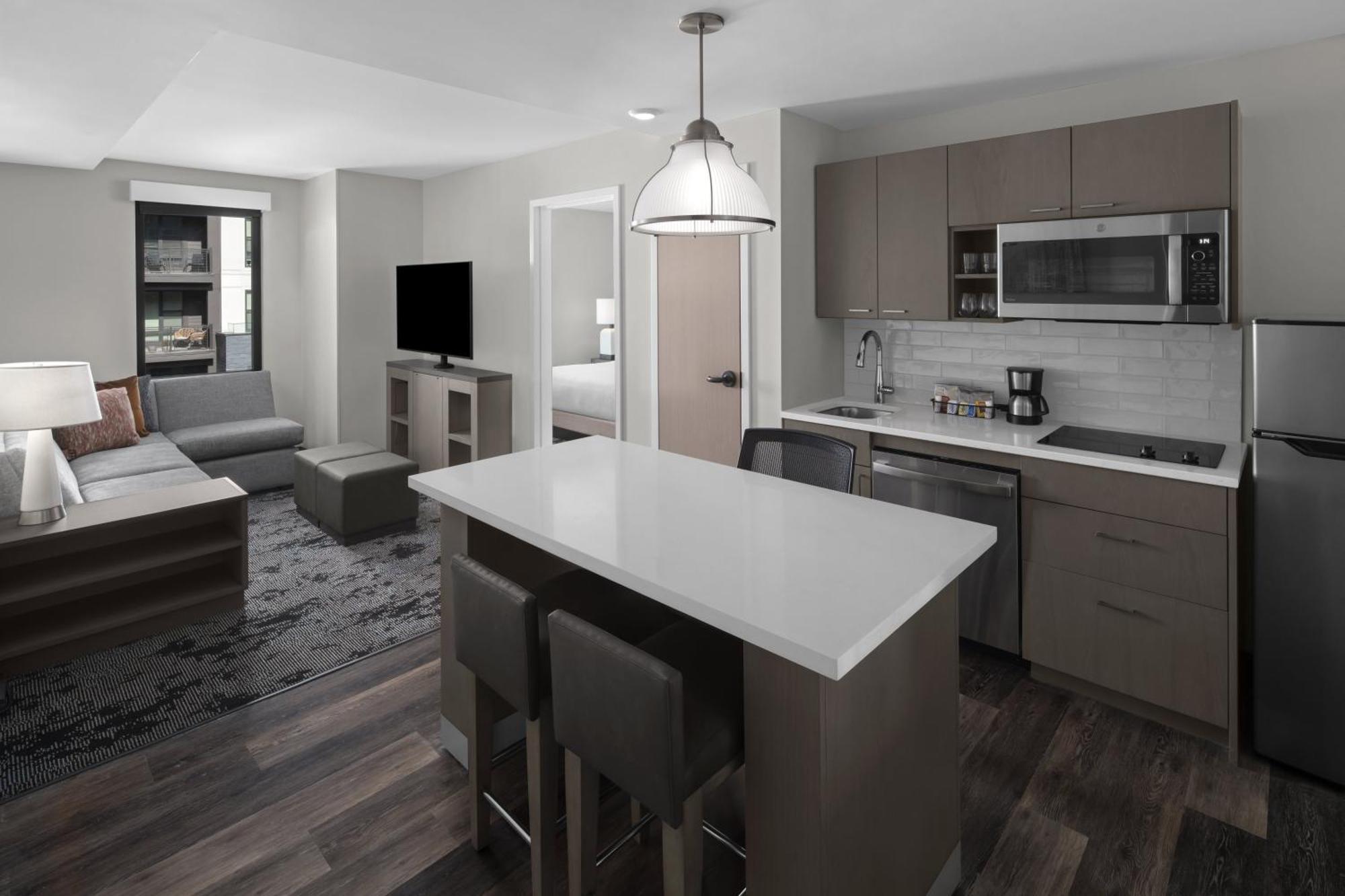One-Bedroom King Suite with Sofa Bed and Kitchen