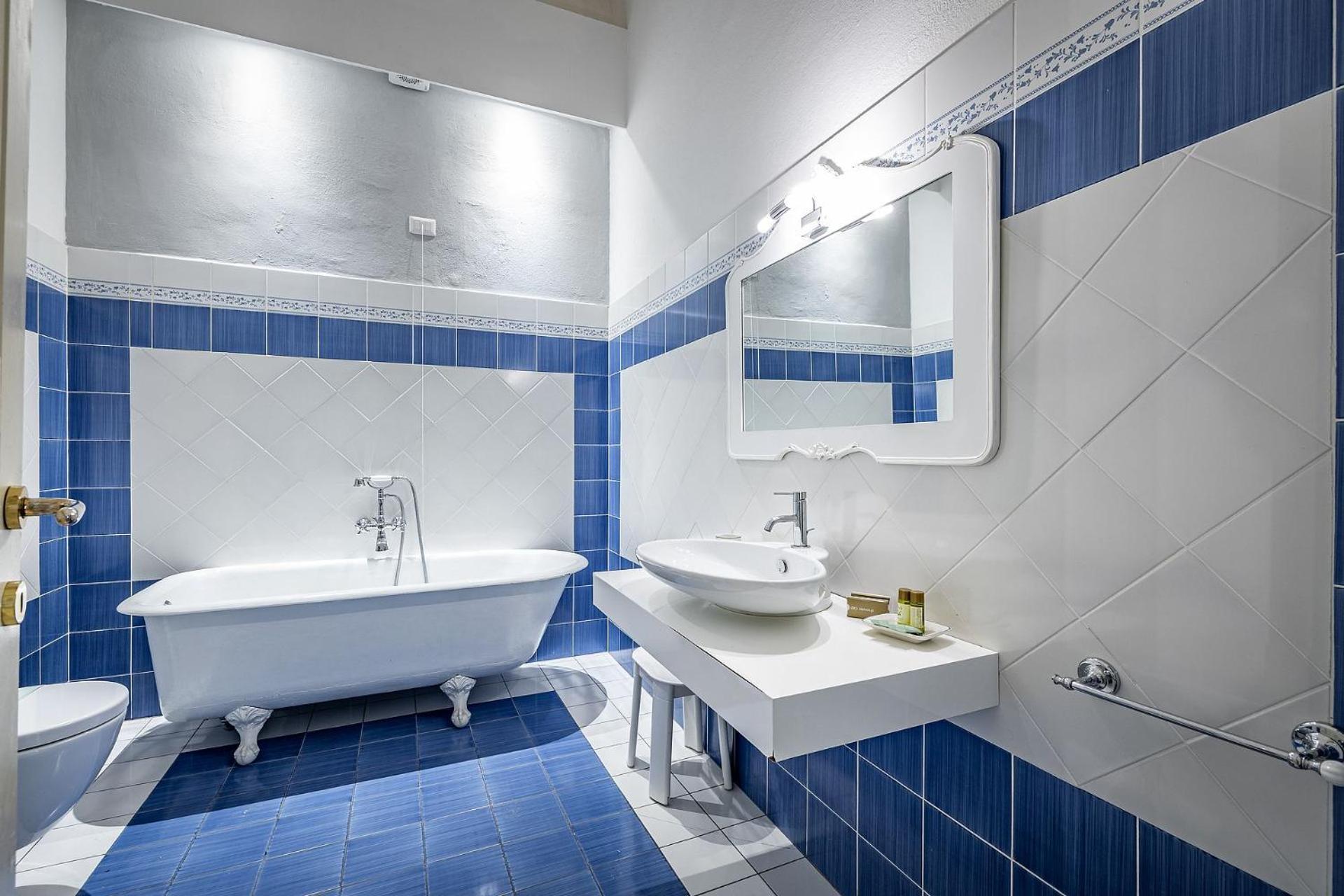 Deluxe Double Room bathtub