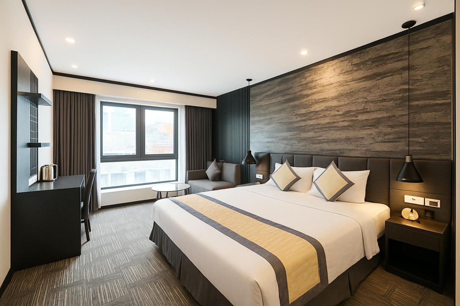 Executive Suite with Bathtub & City View