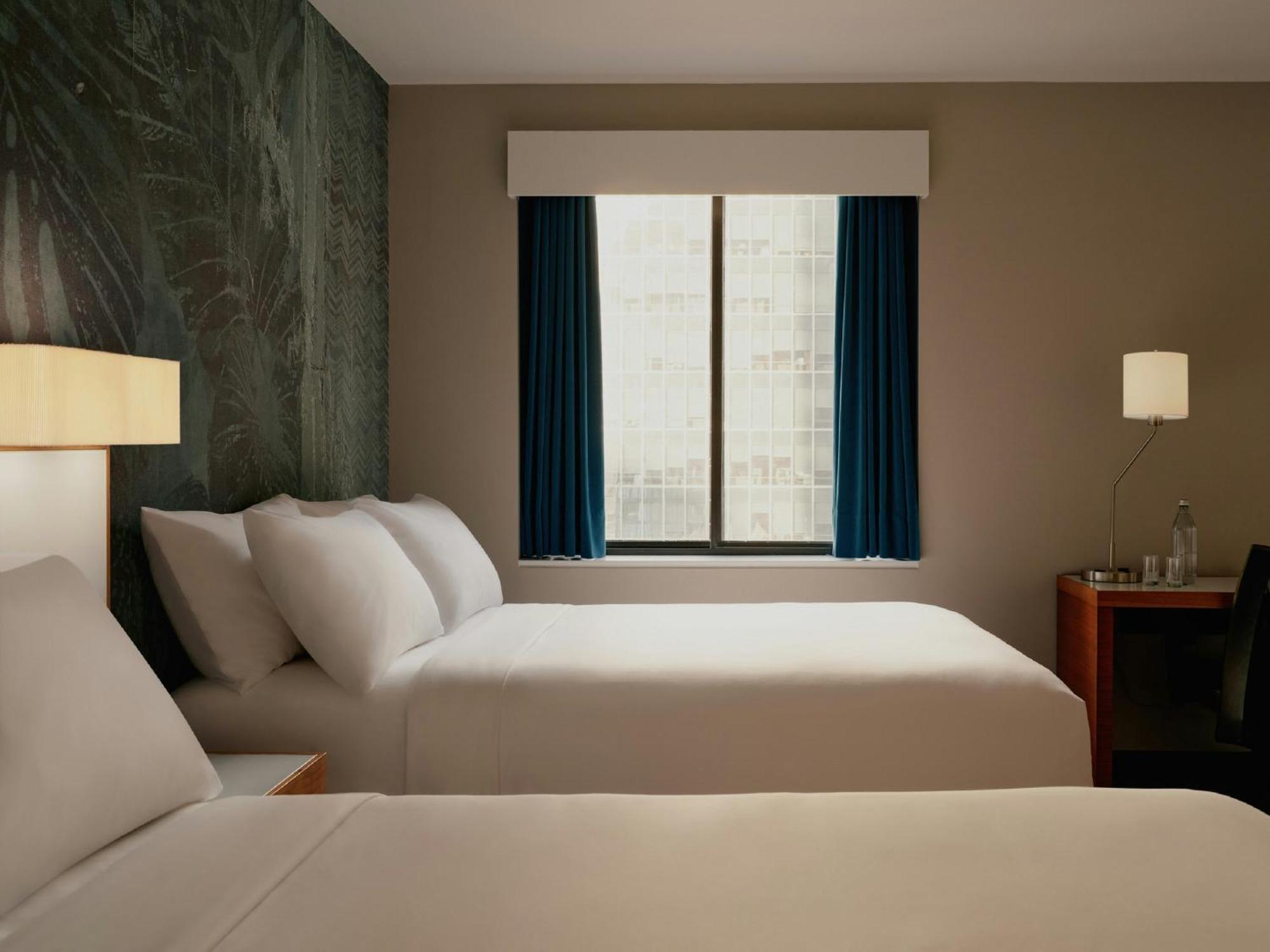 Standard Room Two Double Beds City View