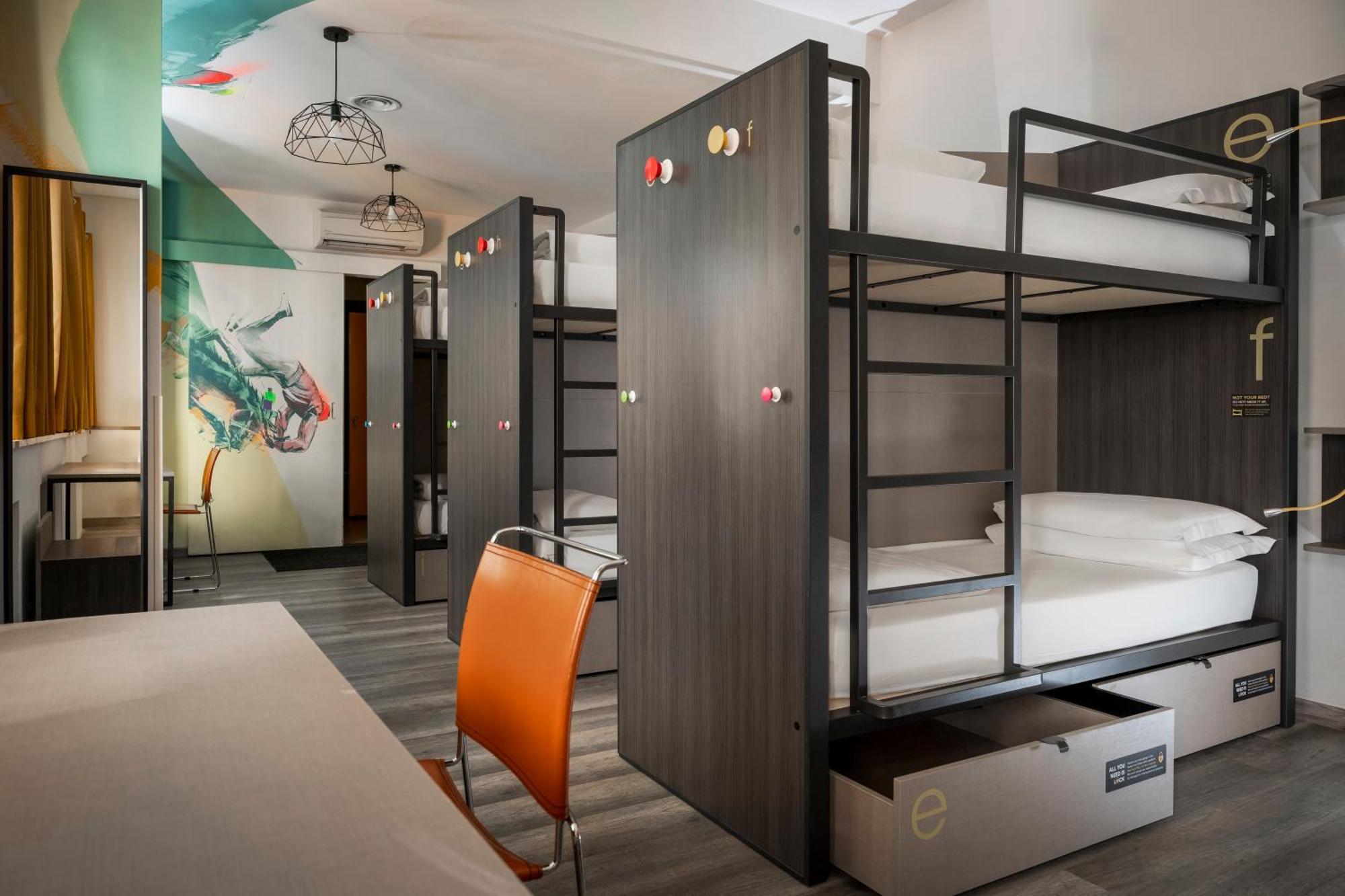 Single Bed Mixed Dormitory Room