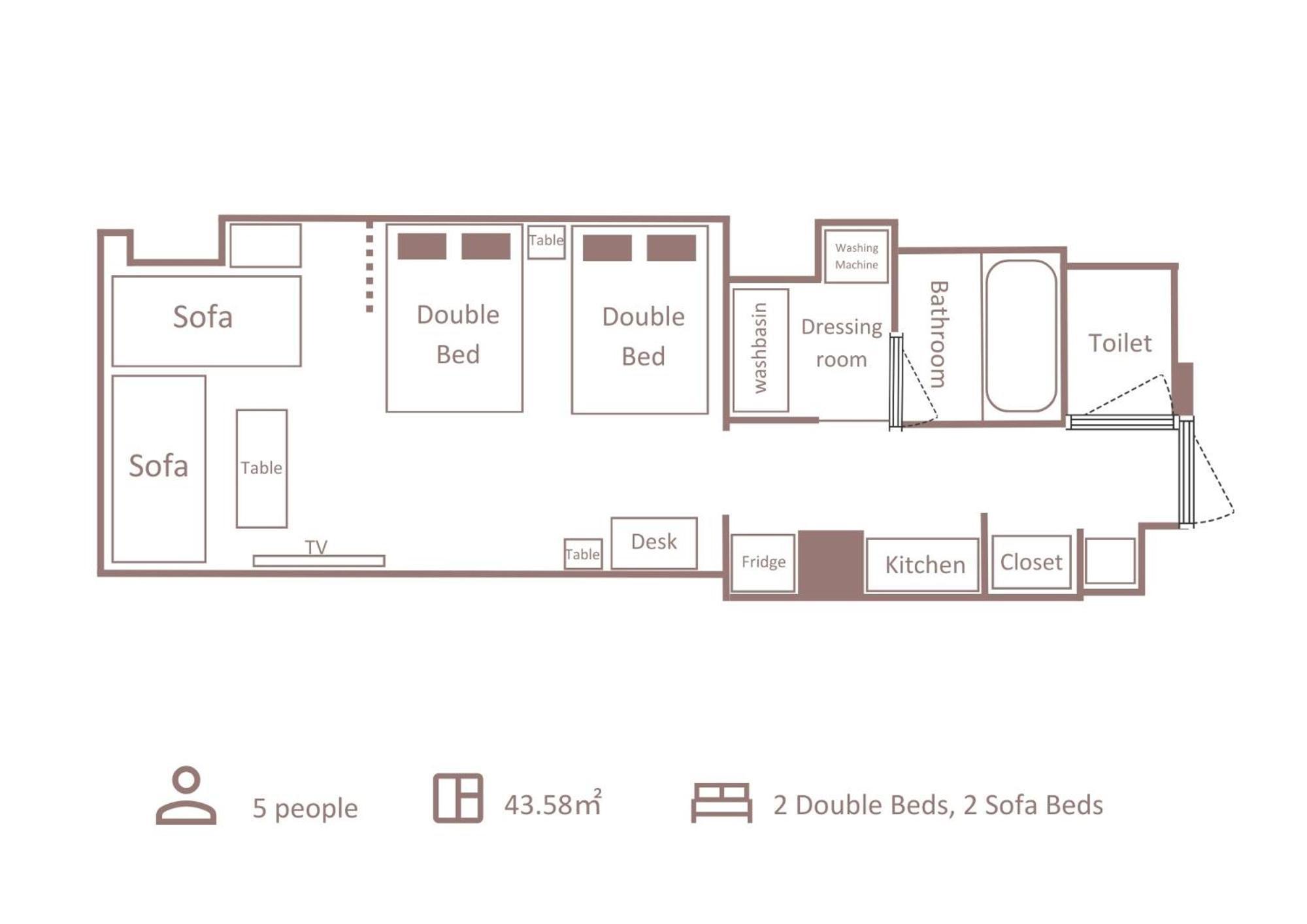 Superior 4 Beds River view