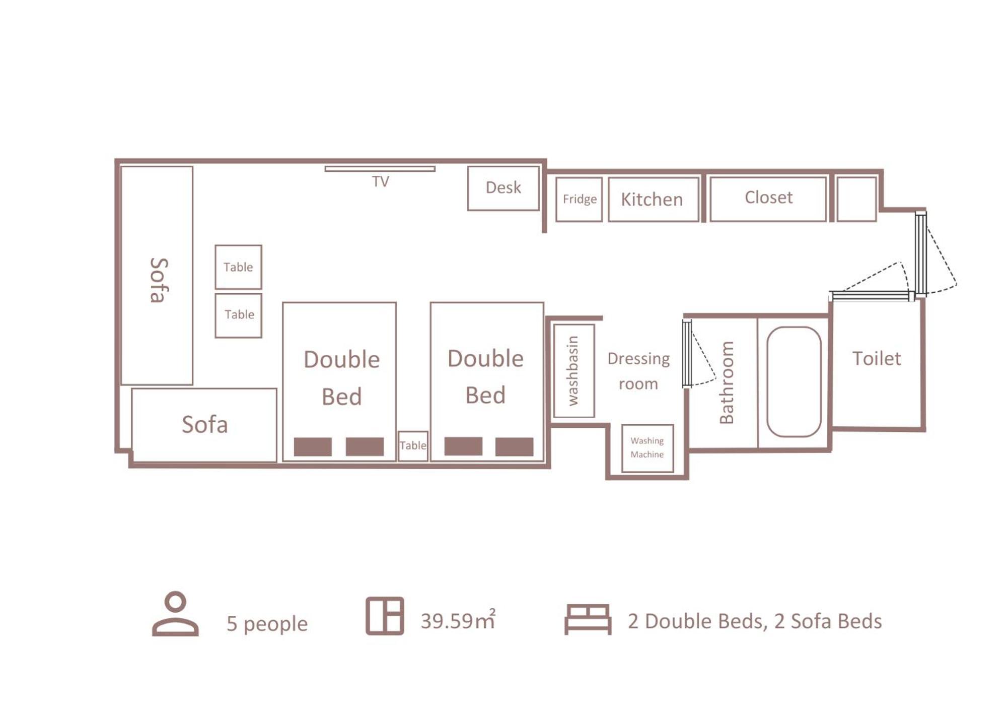 Moderate 4 Beds River view