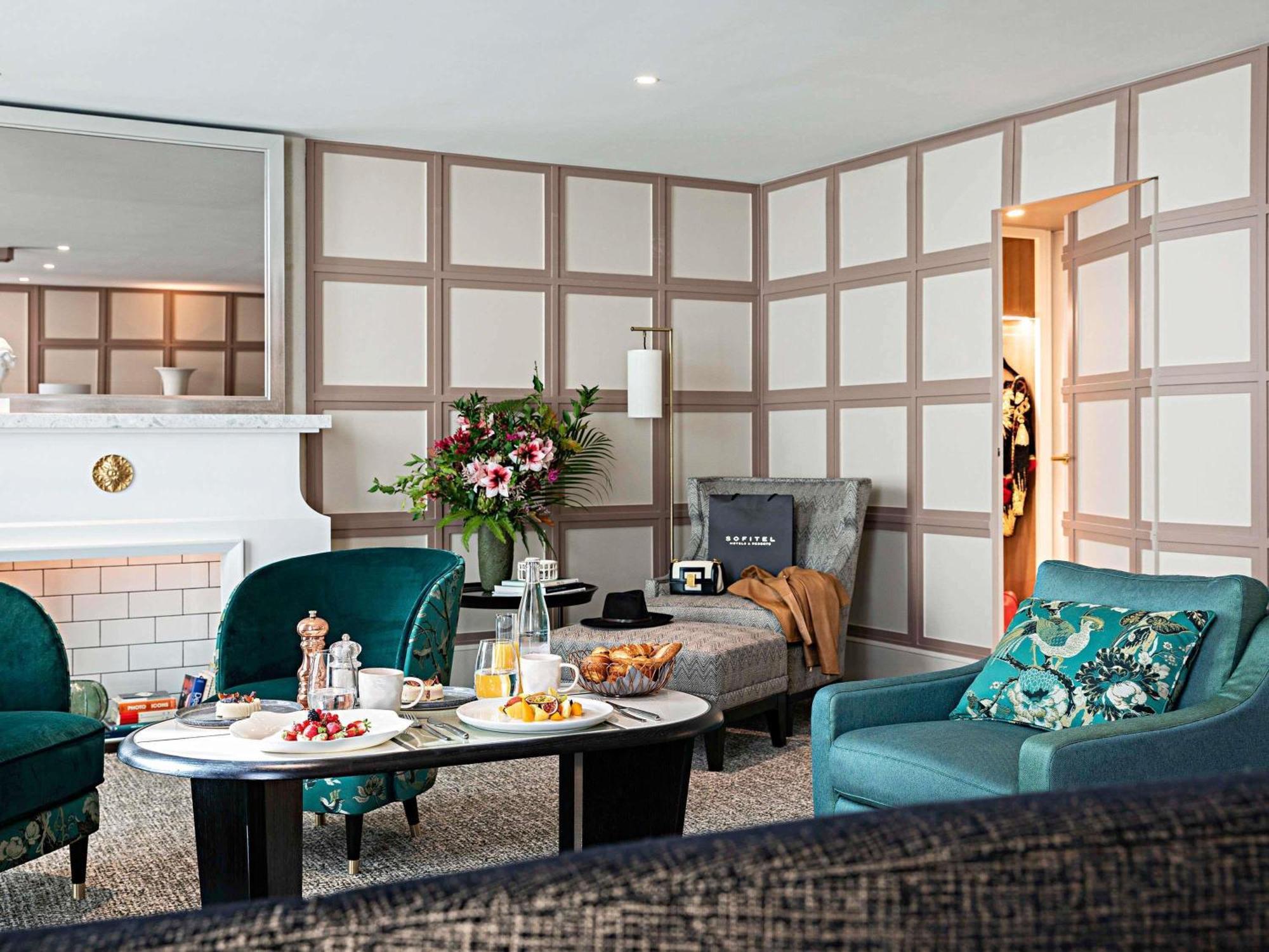 Opera Duplex King Suite Living Room Balcony