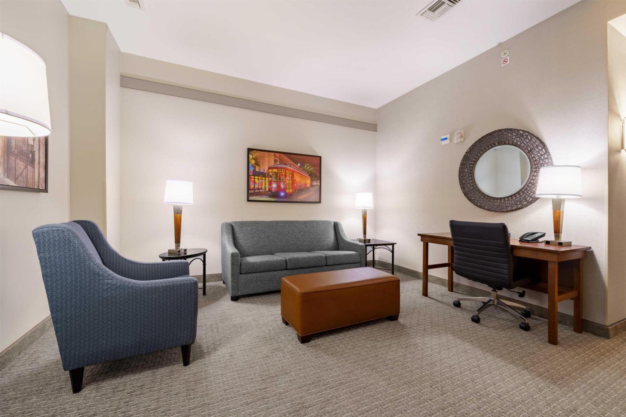 Queen Suite with Two Queen Beds and Sofa Bed