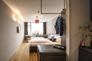 Bold Double Studio with Balcony