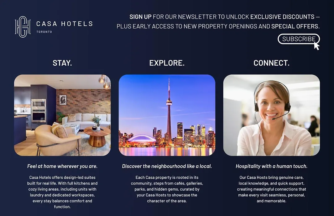 The Mccaul By Casa Hotels Group Cn Tower Suite-1