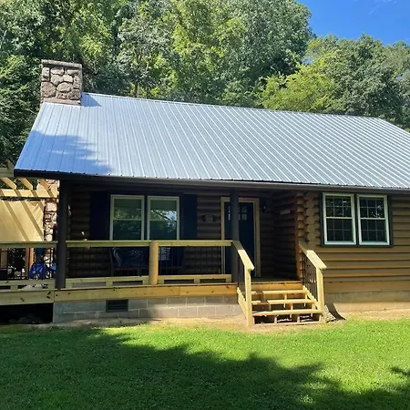 Creekside Hideaway - Real Log Cabin W/Great Location-2