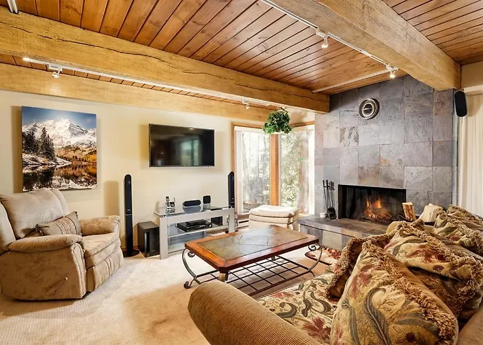 Chateau Eau Claire Unit 17, Serene Condo Overlooking The River With Many Upgrades Aspen