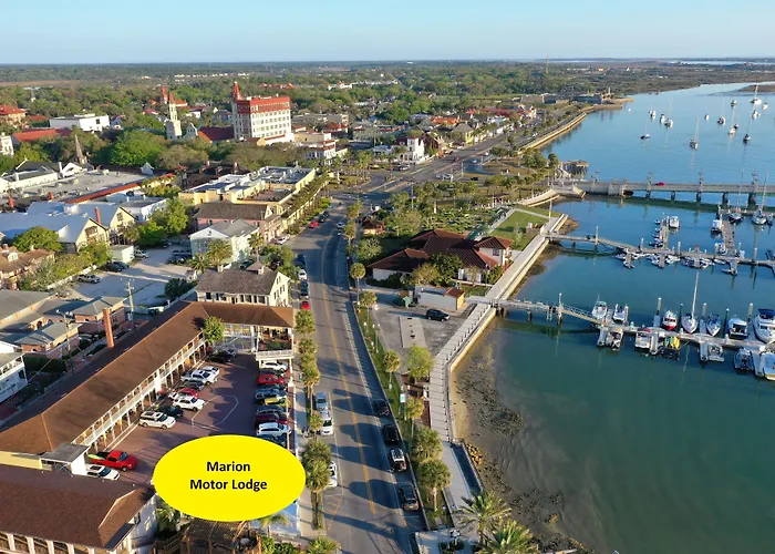 Historic Waterfront Marion Motor Lodge In Downtown St Augustine St. Augustine